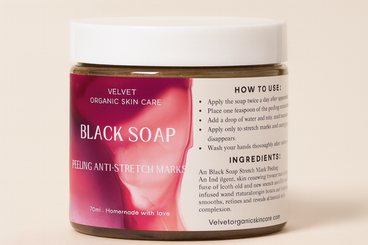 Black Soap    PEELING ANTI-STRETCH MARKS