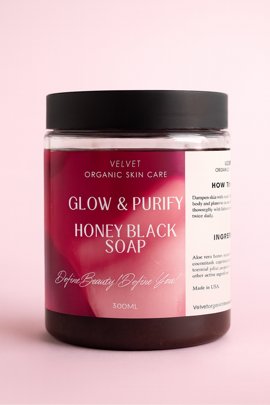 Glow & Purify Honey Black Soap